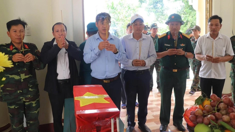 Đắk Lắk quy tập thêm 1 hài cốt liệt sĩ tại xã Sơn Thành Đắk Lắk quy tập thêm 1 hài cốt liệt sĩ tại xã Sơn Thành