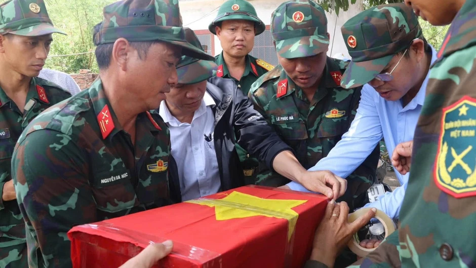 Đắk Lắk quy tập thêm 1 hài cốt liệt sĩ tại xã Sơn Thành Đắk Lắk quy tập thêm 1 hài cốt liệt sĩ tại xã Sơn Thành