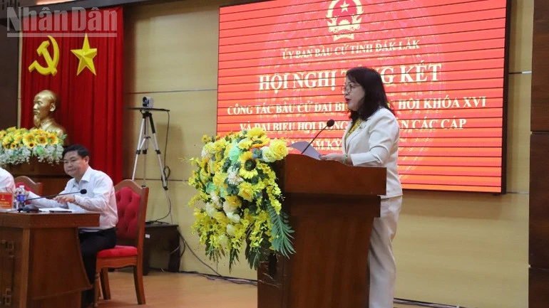 Đắk Lắk tổng kết công tác bầu cử đại biểu Quốc hội khóa XVI và đại biểu Hội đồng nhân dân các cấp, nhiệm kỳ 2026-2031 Đắk Lắk tổng kết công tác bầu cử đại biểu Quốc hội khóa XVI và đại biểu Hội đồng nhân dân các cấp, nhiệm kỳ 2026-2031