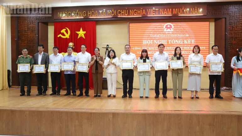 Đắk Lắk tổng kết công tác bầu cử đại biểu Quốc hội khóa XVI và đại biểu Hội đồng nhân dân các cấp, nhiệm kỳ 2026-2031 Đắk Lắk tổng kết công tác bầu cử đại biểu Quốc hội khóa XVI và đại biểu Hội đồng nhân dân các cấp, nhiệm kỳ 2026-2031