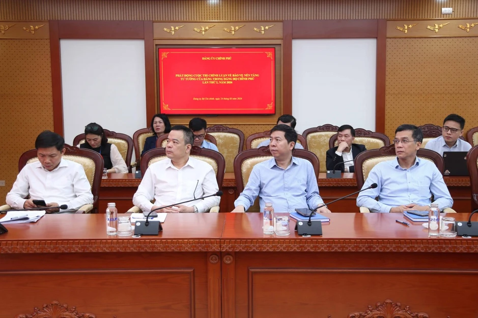 Đảng bộ Bộ Tài chính hưởng ứng Cuộc thi chính luận về bảo vệ nền tảng tư tưởng của Đảng trong Đảng bộ Chính phủ lần thứ 2