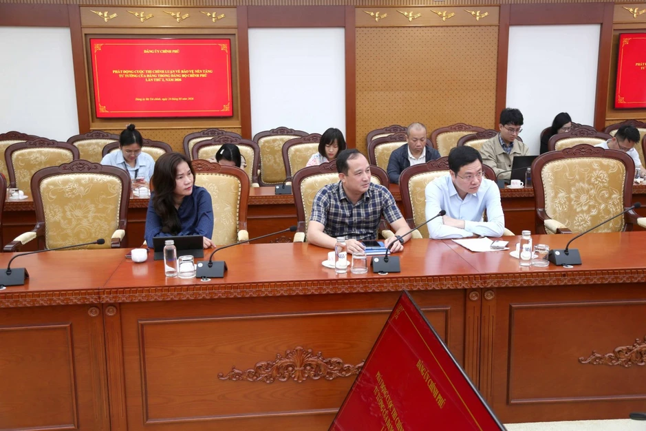Đảng bộ Bộ Tài chính hưởng ứng Cuộc thi chính luận về bảo vệ nền tảng tư tưởng của Đảng trong Đảng bộ Chính phủ lần thứ 2