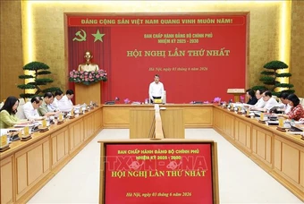 Đảng bộ Chính phủ nâng cao hiệu lực lãnh đạo, đáp ứng yêu cầu nhiệm vụ mới
