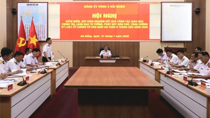 Đảng ủy Vùng 3 Hải quân đổi mới công tác kiểm điểm, rút kinh nghiệm trong toàn Đảng bộ Đảng ủy Vùng 3 Hải quân đổi mới công tác kiểm điểm, rút kinh nghiệm trong toàn Đảng bộ