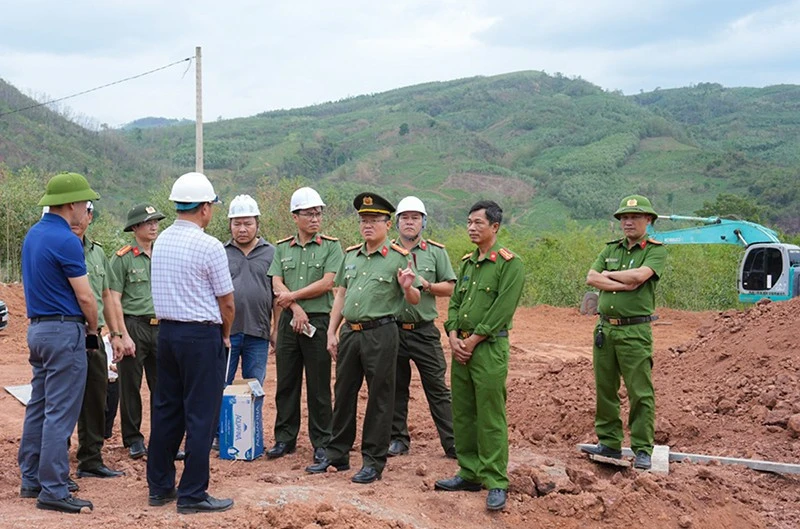 Đẩy nhanh xây dựng trụ sở Công an các xã biên giới ở Quảng Trị