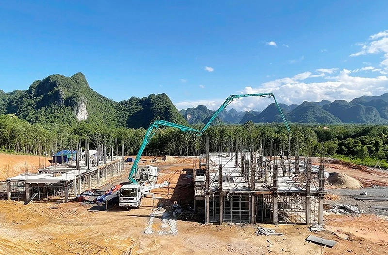 Đẩy nhanh xây dựng trụ sở Công an các xã biên giới ở Quảng Trị