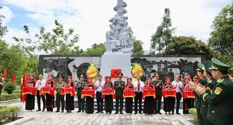 Điện Biên hoàn thành nâng cấp Khu tưởng niệm Anh hùng liệt sĩ Trần Văn Thọ