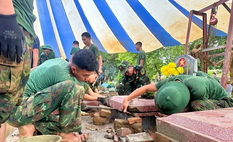 Điện Biên quyết tâm hoàn thành khai quật, lấy mẫu hài cốt liệt sĩ tại các nghĩa trang trước ngày 30/9 Điện Biên quyết tâm hoàn thành khai quật, lấy mẫu hài cốt liệt sĩ tại các nghĩa trang trước ngày 30/9