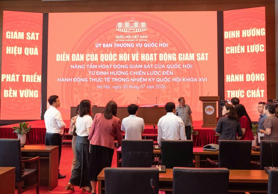 Diễn đàn của Quốc hội về hoạt động giám sát diễn ra sáng 30/7 Diễn đàn của Quốc hội về hoạt động giám sát diễn ra sáng 30/7