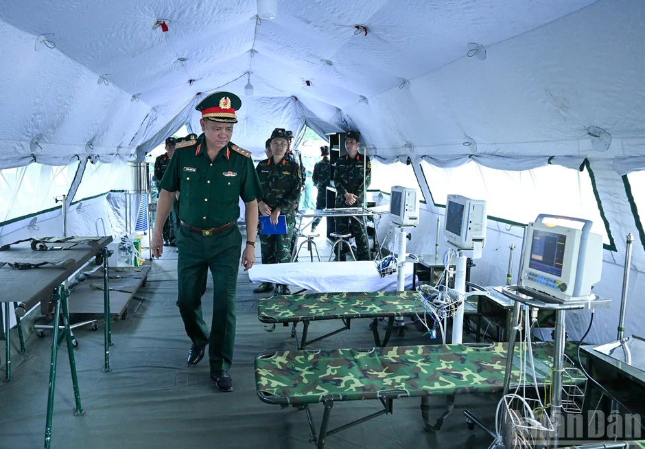 Diễn tập chung về phòng thủ dân sự quân đội ba nước Việt Nam-Lào-Campuchia năm 2026 dự kiến trong tháng 10 Diễn tập chung về phòng thủ dân sự quân đội ba nước Việt Nam-Lào-Campuchia năm 2026 dự kiến trong tháng 10