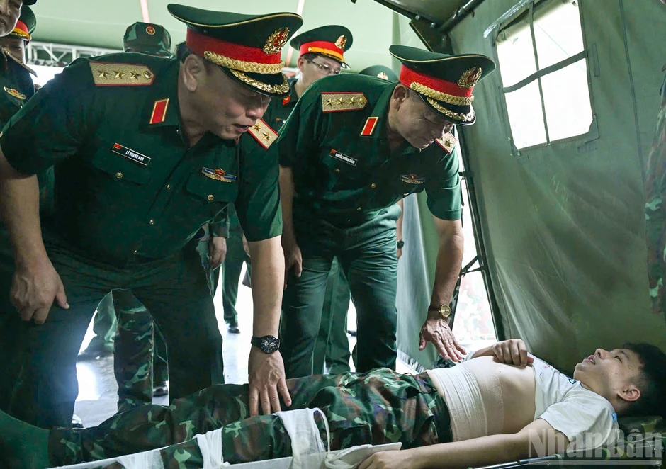 Diễn tập chung về phòng thủ dân sự quân đội ba nước Việt Nam-Lào-Campuchia năm 2026 dự kiến trong tháng 10 Diễn tập chung về phòng thủ dân sự quân đội ba nước Việt Nam-Lào-Campuchia năm 2026 dự kiến trong tháng 10