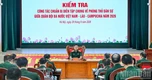 Diễn tập chung về phòng thủ dân sự quân đội ba nước Việt Nam-Lào-Campuchia năm 2026 dự kiến trong tháng 10