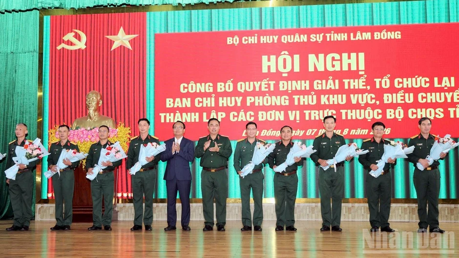 Điều chuyển, thành lập các đơn vị trực thuộc Bộ Chỉ huy quân sự tỉnh Lâm Đồng Điều chuyển, thành lập các đơn vị trực thuộc Bộ Chỉ huy quân sự tỉnh Lâm Đồng