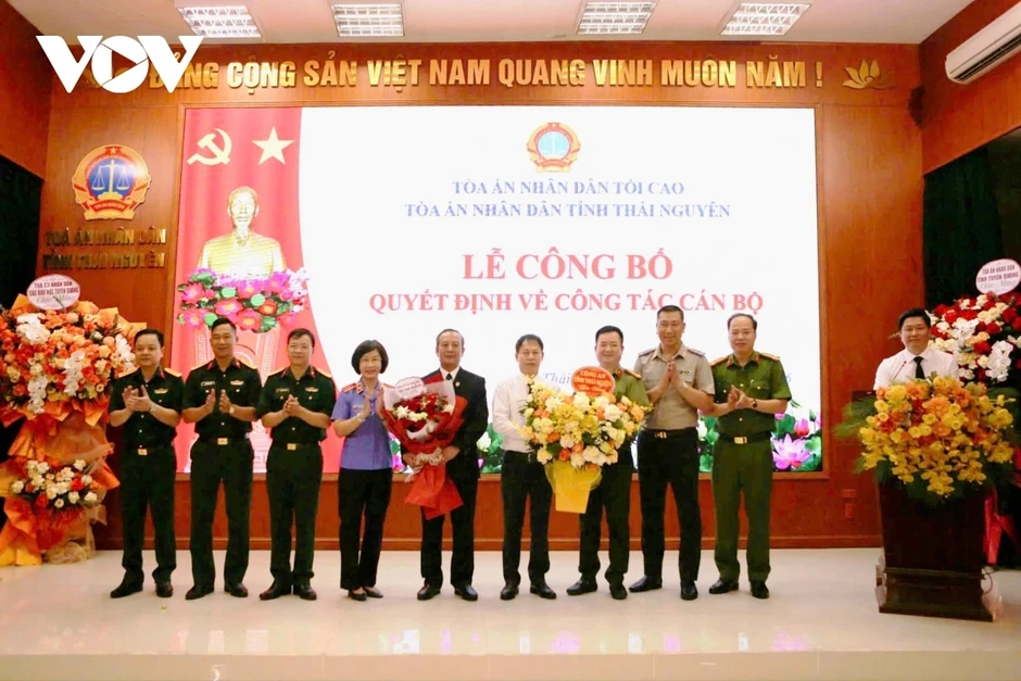 Điều động, bổ nhiệm Chánh án TAND tỉnh Thái Nguyên Điều động, bổ nhiệm Chánh án TAND tỉnh Thái Nguyên