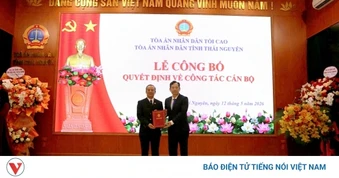 Điều động, bổ nhiệm Chánh án TAND tỉnh Thái Nguyên