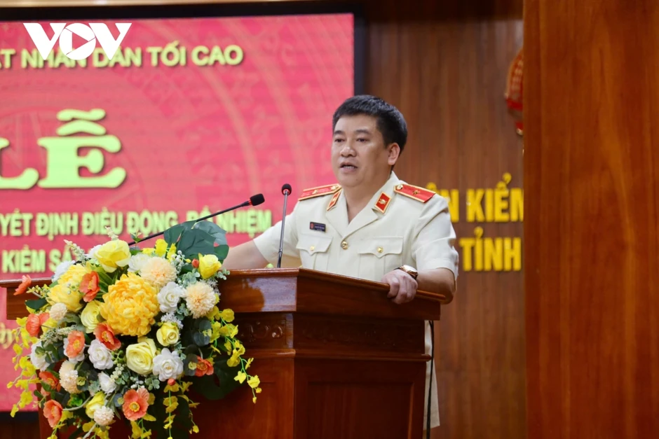 Điều động, bổ nhiệm ông Nguyễn Tiến Dũng làm Viện trưởng VKSND tỉnh Thanh Hóa Điều động, bổ nhiệm ông Nguyễn Tiến Dũng làm Viện trưởng VKSND tỉnh Thanh Hóa