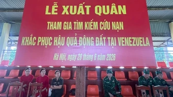 Đoàn cán bộ, chiến sĩ Bộ đội Biên phòng lên đường hỗ trợ khắc phục thảm họa động đất tại Venezuela