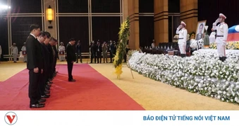 Đoàn cấp cao Đảng Cộng sản Việt Nam viếng Chủ tịch Quốc hội Lào