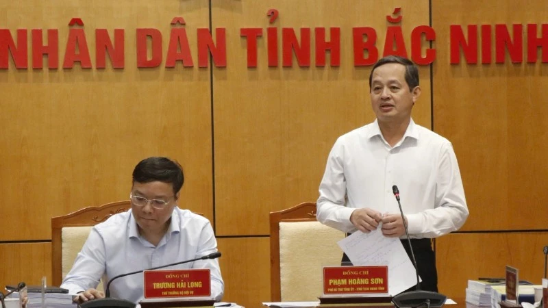 Đoàn công tác liên ngành của Trung ương đánh giá cao đề án thành lập thành phố Bắc Ninh trực thuộc Trung ương Đoàn công tác liên ngành của Trung ương đánh giá cao đề án thành lập thành phố Bắc Ninh trực thuộc Trung ương