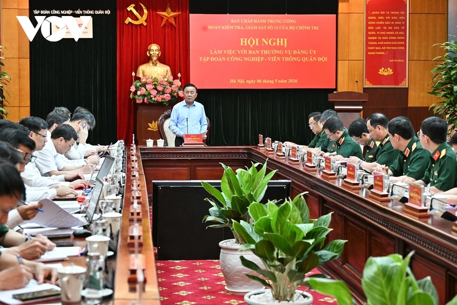 Đoàn kiểm tra của Bộ Chính trị, Ban Bí thư làm việc với Viettel Đoàn kiểm tra của Bộ Chính trị, Ban Bí thư làm việc với Viettel