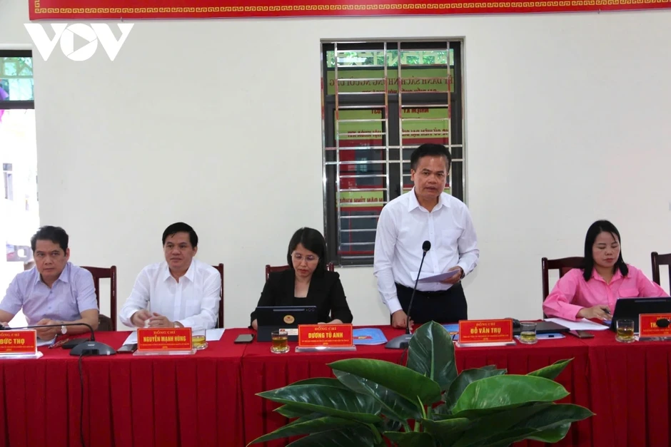Đoàn kiểm tra, giám sát của Bộ Chính trị, Ban Bí thư làm việc tại Sơn La Đoàn kiểm tra, giám sát của Bộ Chính trị, Ban Bí thư làm việc tại Sơn La