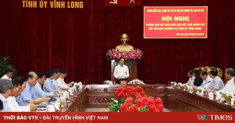 Đoàn kiểm tra, giám sát số 23 của Bộ Chính trị, Ban Bí thư làm việc với Ban Thường vụ Tỉnh ủy Vĩnh Long