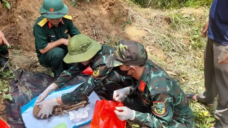 Đội K51 Bộ Chỉ huy quân sự tỉnh Đắk Lắk quy tập được thêm 1 hài cốt liệt sĩ Đội K51 Bộ Chỉ huy quân sự tỉnh Đắk Lắk quy tập được thêm 1 hài cốt liệt sĩ