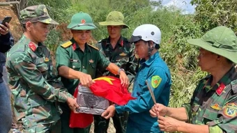 Đội K51 Bộ Chỉ huy quân sự tỉnh Đắk Lắk quy tập được thêm 1 hài cốt liệt sĩ