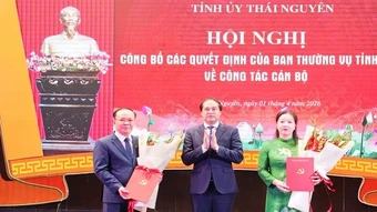Đồng chí Đỗ Xuân Hòa làm Tổng Biên tập Báo và Phát thanh, Truyền hình Thái Nguyên