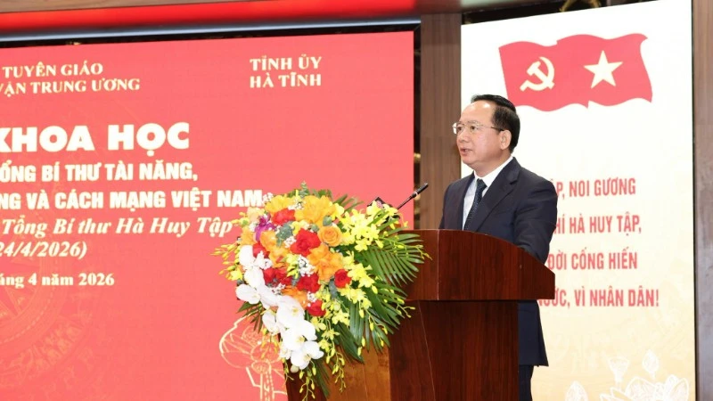 Đồng chí Hà Huy Tập - Tổng Bí thư tài năng, nhà lý luận xuất sắc của Đảng và cách mạng Việt Nam Đồng chí Hà Huy Tập - Tổng Bí thư tài năng, nhà lý luận xuất sắc của Đảng và cách mạng Việt Nam