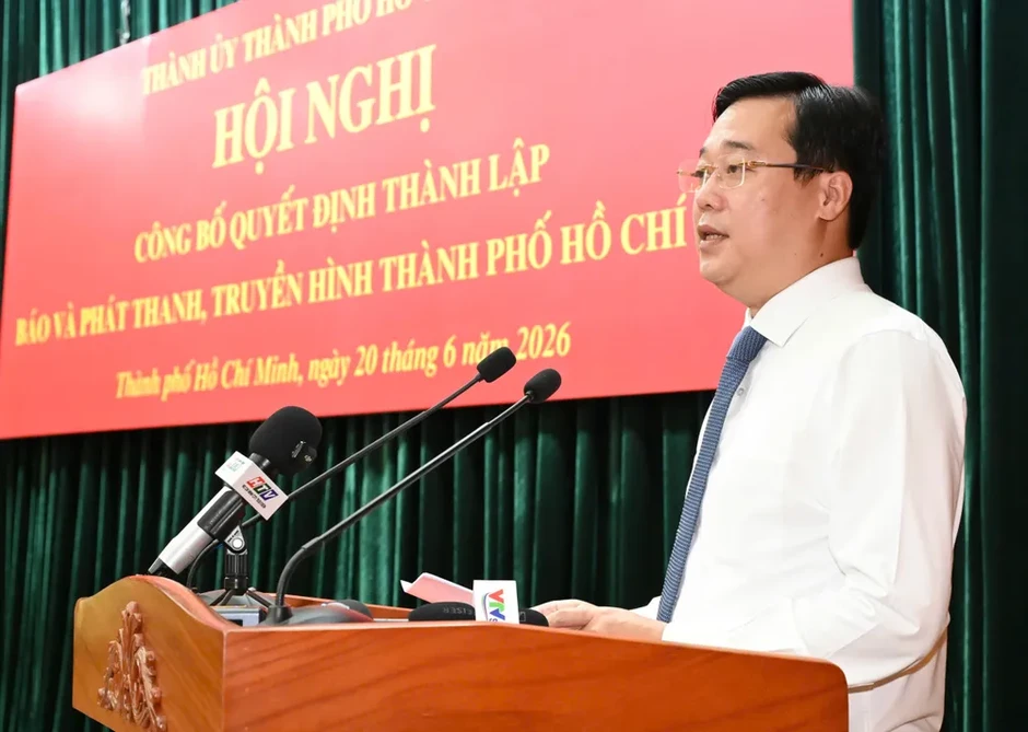 Đồng chí Lê Quốc Phong: Sự ra đời cơ quan Báo và Phát thanh, Truyền hình TPHCM là khởi đầu hành trình mới Đồng chí Lê Quốc Phong: Sự ra đời cơ quan Báo và Phát thanh, Truyền hình TPHCM là khởi đầu hành trình mới