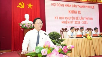 Đồng chí Lê Trí Thanh được bầu giữ chức Chủ tịch Ủy ban nhân dân thành phố Huế