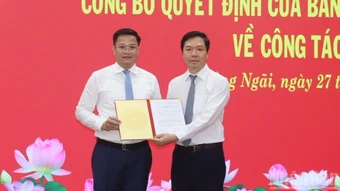 Đồng chí Nguyễn Đức Tâm giữ chức Phó Bí thư Tỉnh ủy Quảng Ngãi
