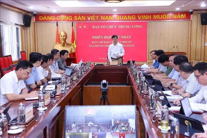 Đồng chí Nguyễn Duy Ngọc làm Trưởng Ban Chỉ đạo chuyển đổi số ngành Tổ chức xây dựng Đảng Đồng chí Nguyễn Duy Ngọc làm Trưởng Ban Chỉ đạo chuyển đổi số ngành Tổ chức xây dựng Đảng