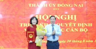Đồng chí Nguyễn Thị Cát Tiên giữ chức Phó Chủ tịch UBND TP Đồng Nai