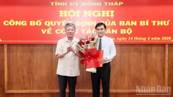 Đồng chí Nguyễn Văn Mười giữ chức Phó Bí thư Tỉnh ủy Đồng Tháp