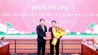 Đồng chí Tô Ngọc Liễn giữ chức Bí thư đảng ủy phường Sa Pa