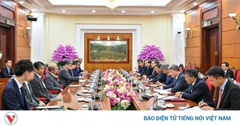 Đồng chí Trần Cẩm Tú tiếp đoàn đại biểu Đảng Dân chủ Tự do Nhật Bản