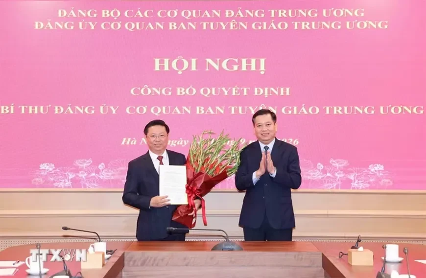 Đồng chí Trần Thanh Lâm giữ chức Bí thư Đảng ủy Cơ quan Ban Tuyên giáo Trung ương Đồng chí Trần Thanh Lâm giữ chức Bí thư Đảng ủy Cơ quan Ban Tuyên giáo Trung ương