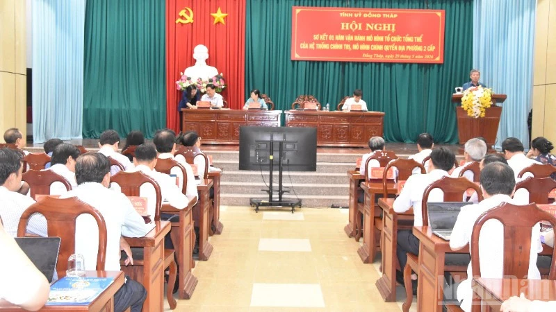 Đồng Tháp khắc phục những khó khăn, vướng mắc vận hành mô hình chính quyền địa phương 2 cấp Đồng Tháp khắc phục những khó khăn, vướng mắc vận hành mô hình chính quyền địa phương 2 cấp