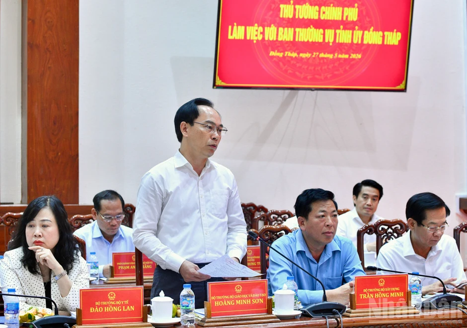 Đồng Tháp mạnh dạn kiến nghị các cơ chế, chính sách đặc thù, tích cực cải thiện môi trường đầu tư Đồng Tháp mạnh dạn kiến nghị các cơ chế, chính sách đặc thù, tích cực cải thiện môi trường đầu tư
