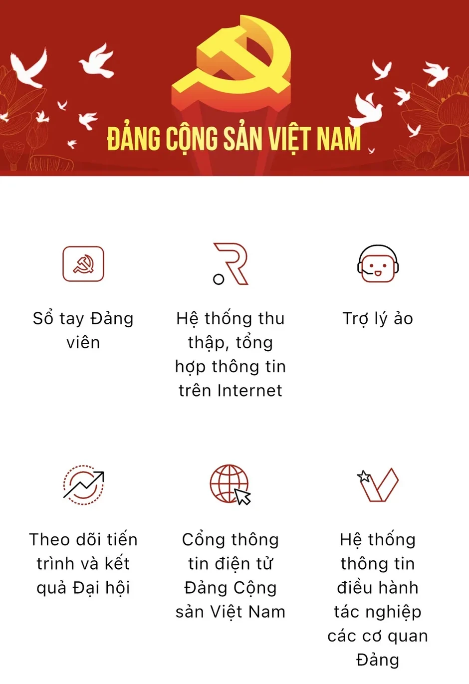 Đưa thủ tục hành chính của Đảng lên môi trường điện tử Đưa thủ tục hành chính của Đảng lên môi trường điện tử