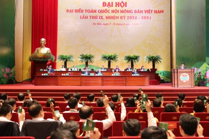 Gần 600 đại biểu dự Đại hội Hội Nông dân Việt Nam lần thứ IX Gần 600 đại biểu dự Đại hội Hội Nông dân Việt Nam lần thứ IX