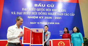 Gần 79 triệu cử tri cả nước đi bầu cử