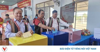 Gia Lai ghi nhận 99,76% cử tri đi bỏ phiếu bầu cử
