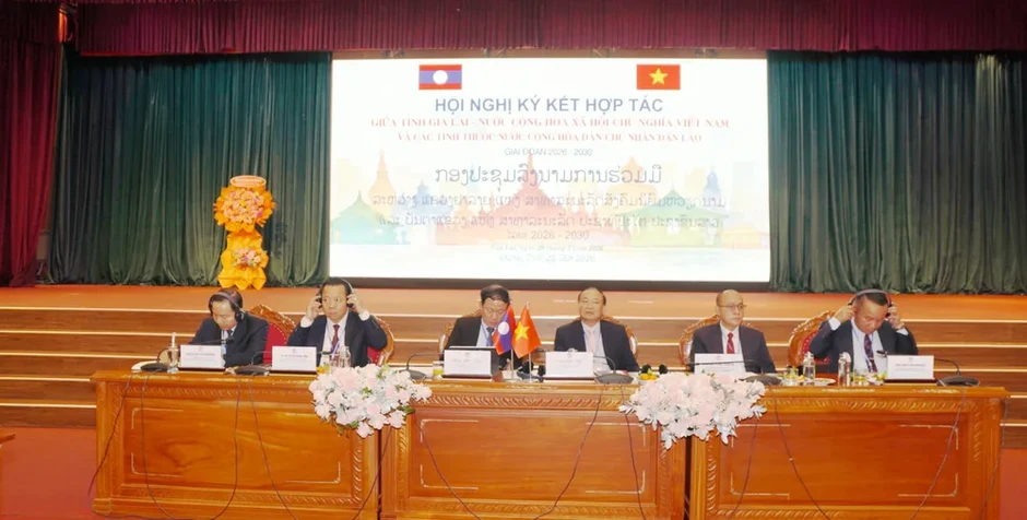 Gia Lai ký kết hợp tác với các tỉnh của Lào và Campuchia Gia Lai ký kết hợp tác với các tỉnh của Lào và Campuchia