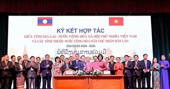 Gia Lai tăng cường hợp tác toàn diện với 4 tỉnh Nam Lào