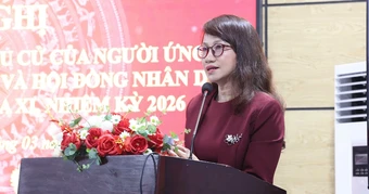 Giám đốc Đại học Quốc gia TP.HCM ứng cử đại biểu Quốc hội tiếp xúc cử tri