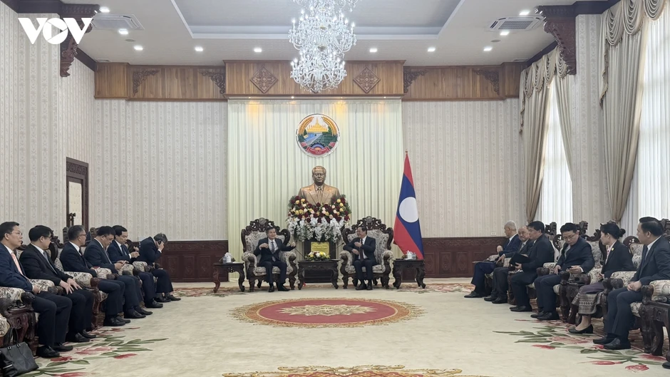 Giám đốc Học viện Chính trị quốc gia Hồ Chí Minh thăm và làm việc tại Lào Giám đốc Học viện Chính trị quốc gia Hồ Chí Minh thăm và làm việc tại Lào