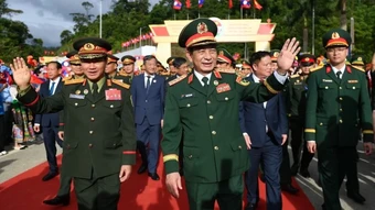 Giao lưu Hữu nghị Quốc phòng Biên giới Việt Nam-Lào lần thứ 3 tại Nghệ An